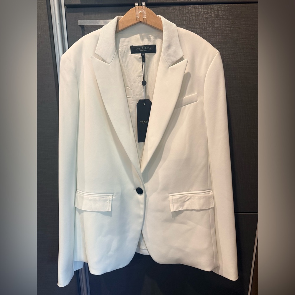 Rag & Bone Cream Blazer Jacket